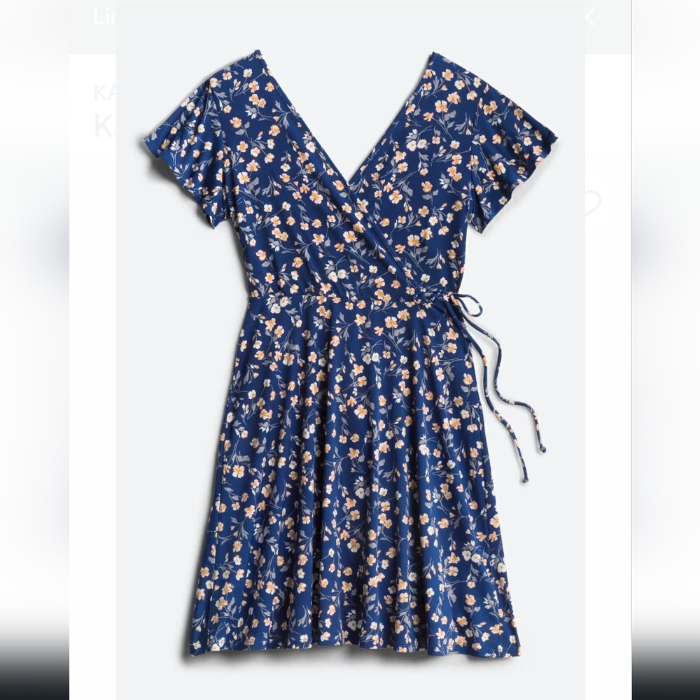 Floral Wrap Dress